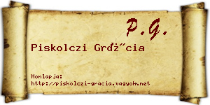 Piskolczi Grácia névjegykártya